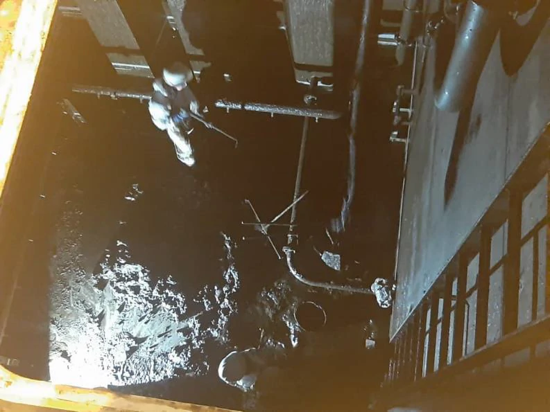 Travaux sur cuves industrielles